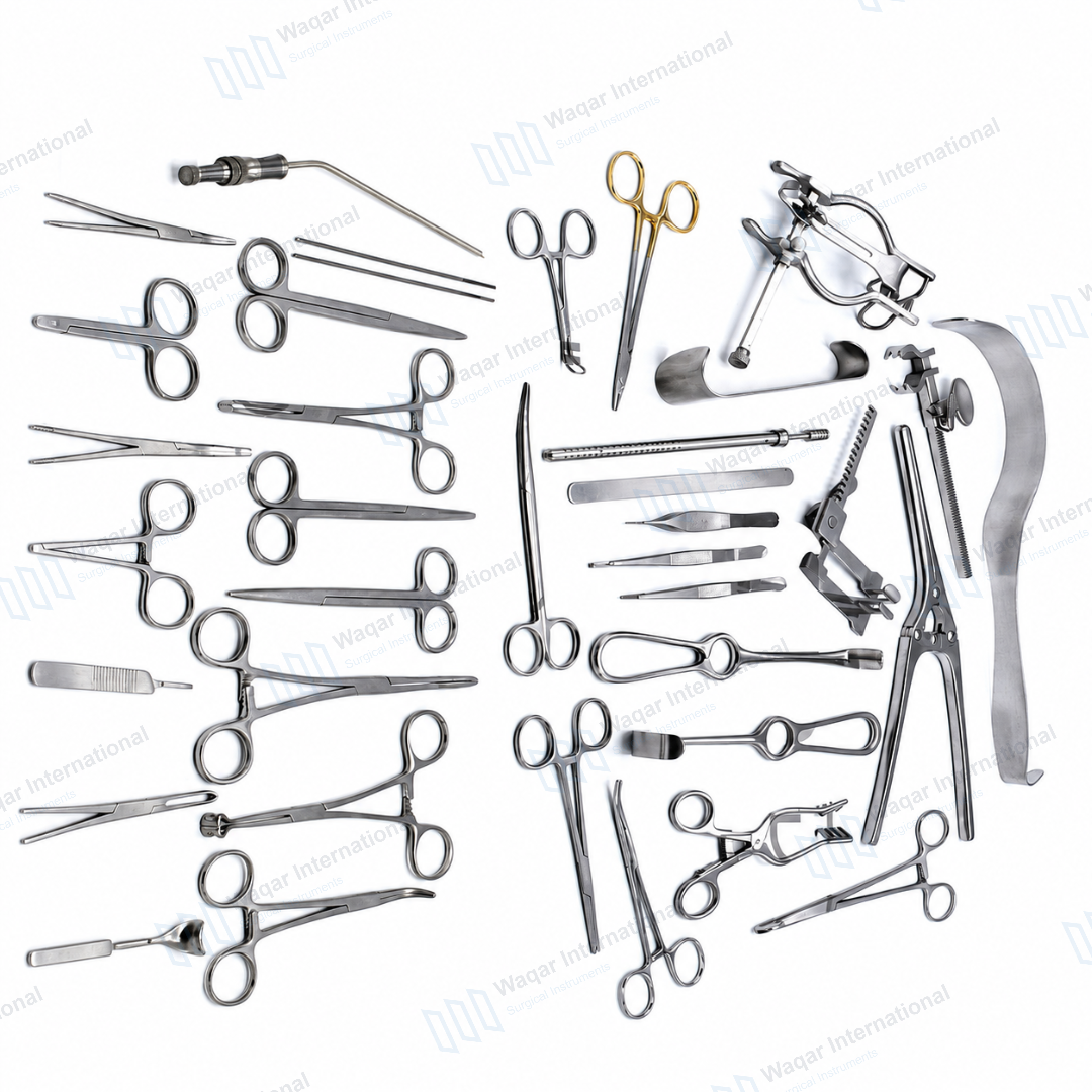 Basic Pediatric Surgery Set-02 Forceps Surgical Instruments for ENT — surgical instruments manufactured by Waqar International, Sialkot