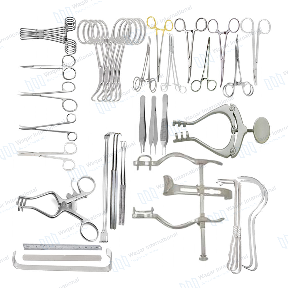 Basic Pediatric Surgical Instruments Set Sterilization — surgical instruments manufactured by Waqar International, Sialkot