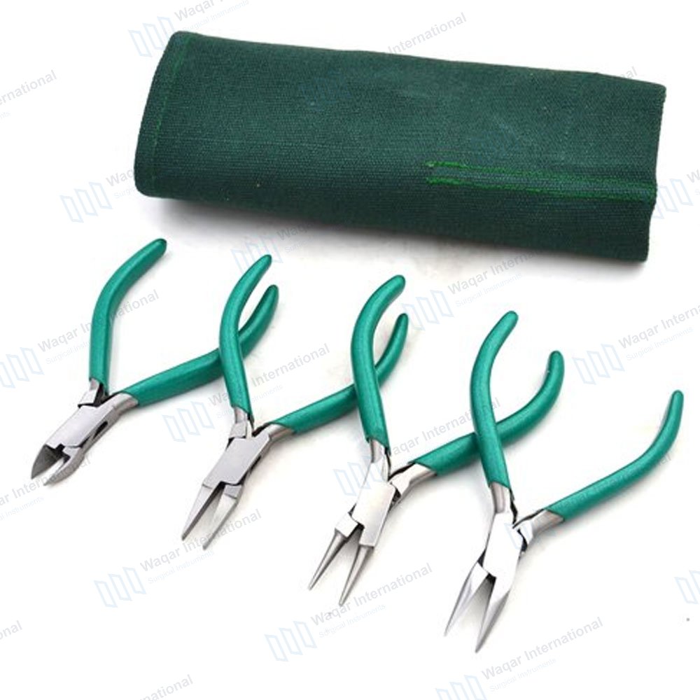 Carbon Steel Stainless Steel Flat Nose Jewelry — surgical instruments manufactured by Waqar International, Sialkot