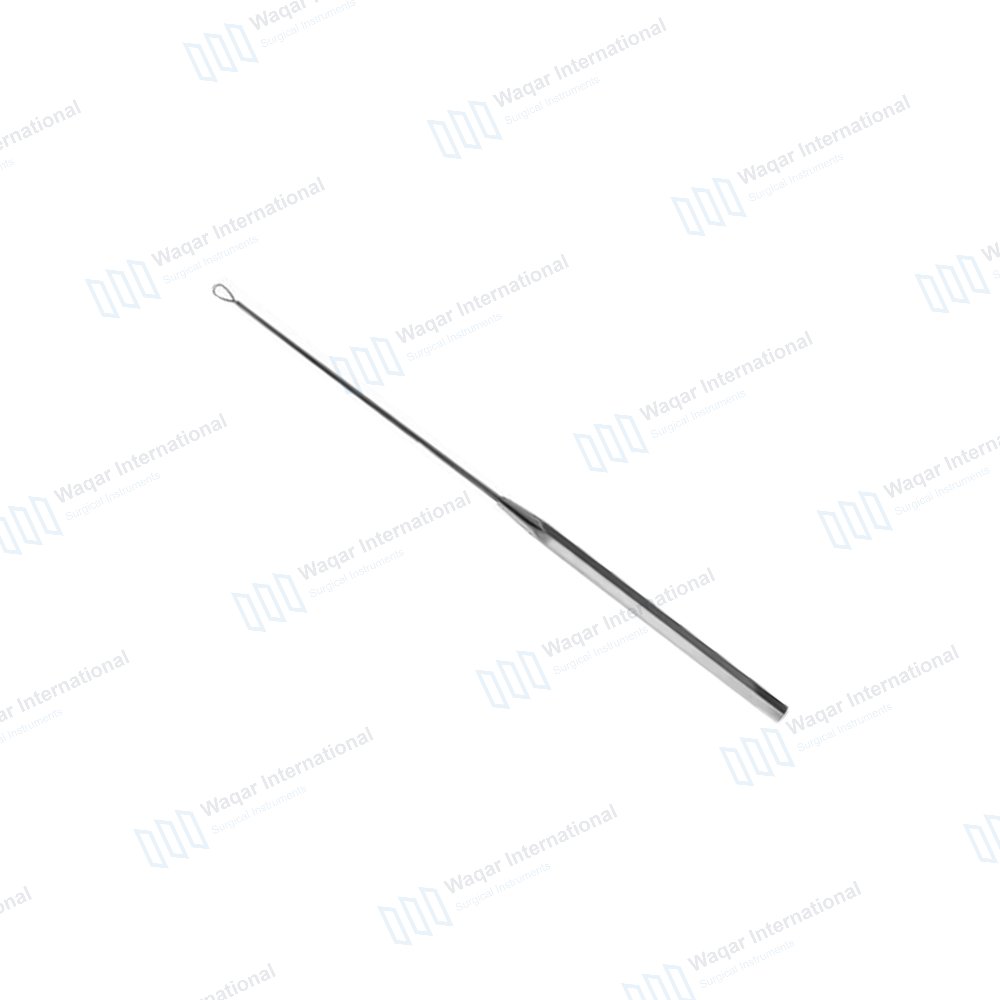 Reusable Ear Loop Rectus Curette 11" — surgical instruments manufactured by Waqar International, Sialkot