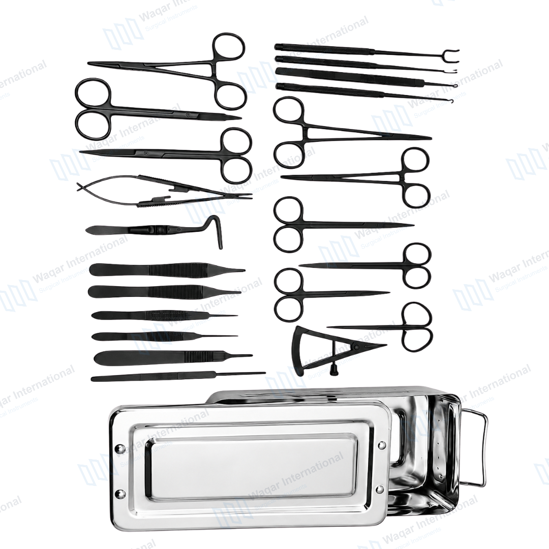 Blepharoplasty Surgical Instrument Set Model 02 Eyelid Surgery — surgical instruments manufactured by Waqar International, Sialkot