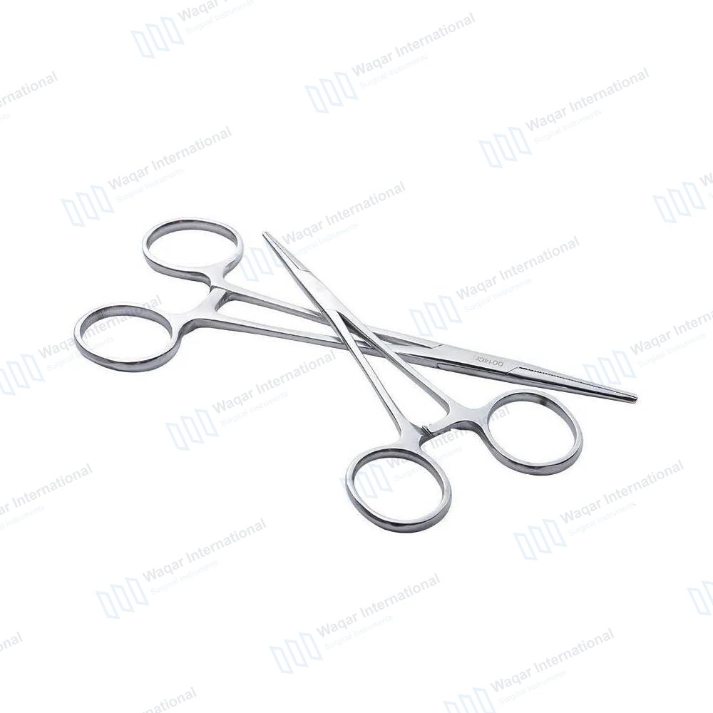 Briggs Precision Kelly Dressing Forceps Locking Tweezers Clamp Silver — surgical instruments manufactured by Waqar International, Sialkot