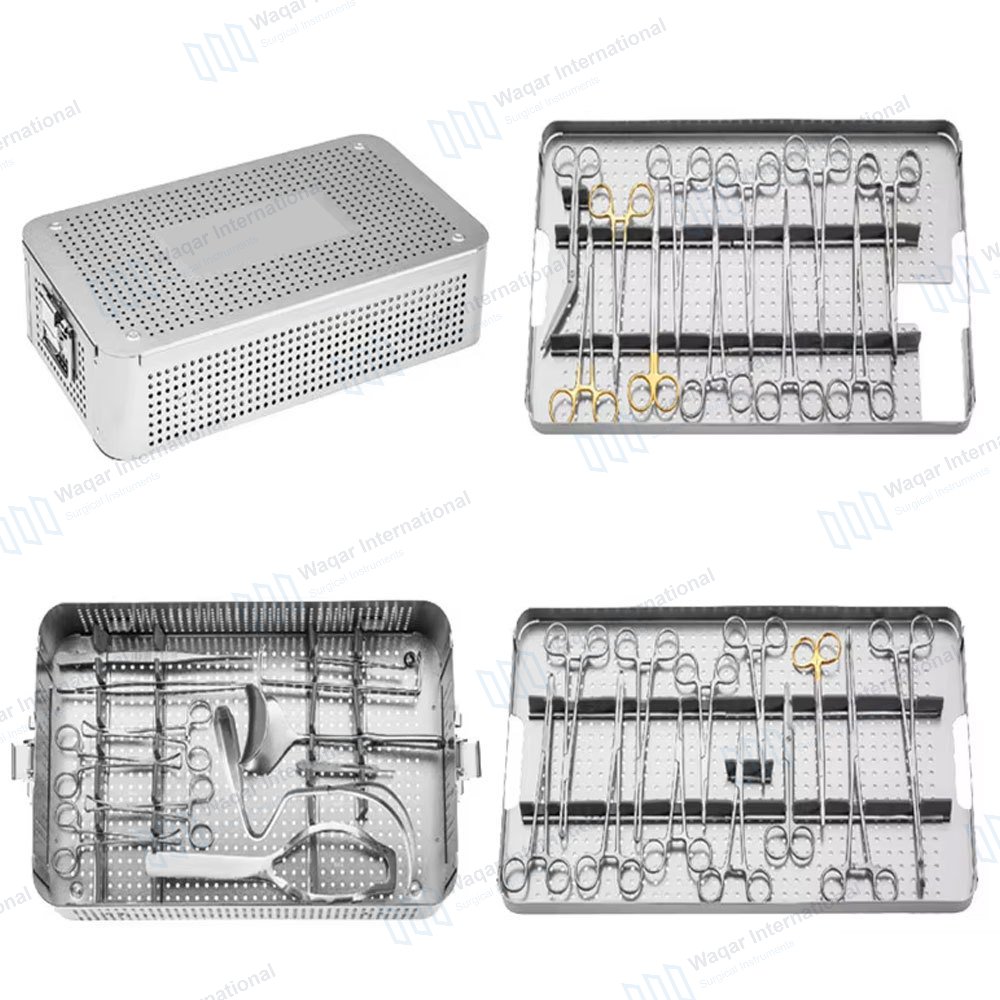 Caesarean Section Instrument Set Anti-Acid Stainless Steel Surgical — surgical instruments manufactured by Waqar International, Sialkot