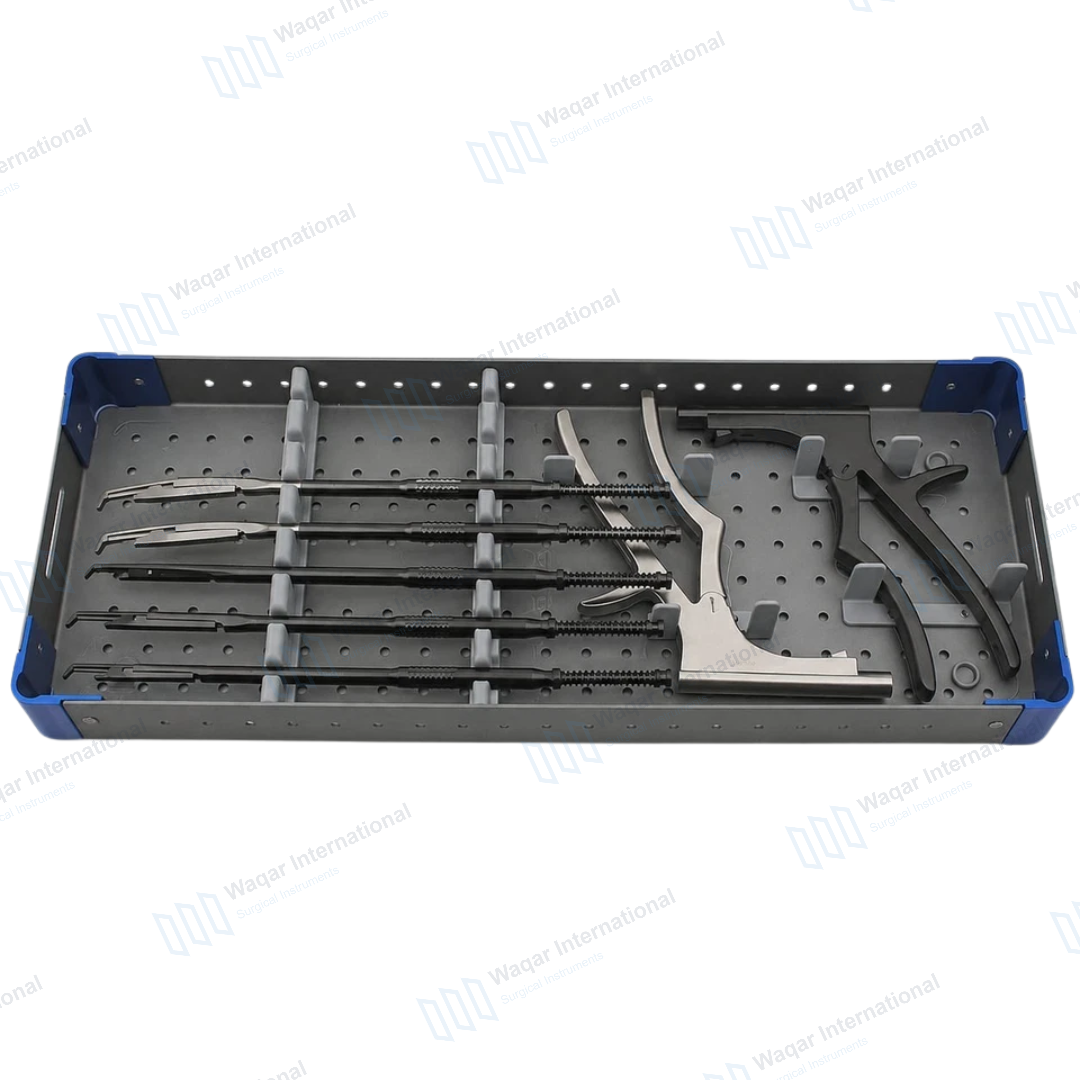 Complete Unilateral Biportal Endoscopy Lumbar Spine Surgery Instrument — surgical instruments manufactured by Waqar International, Sialkot