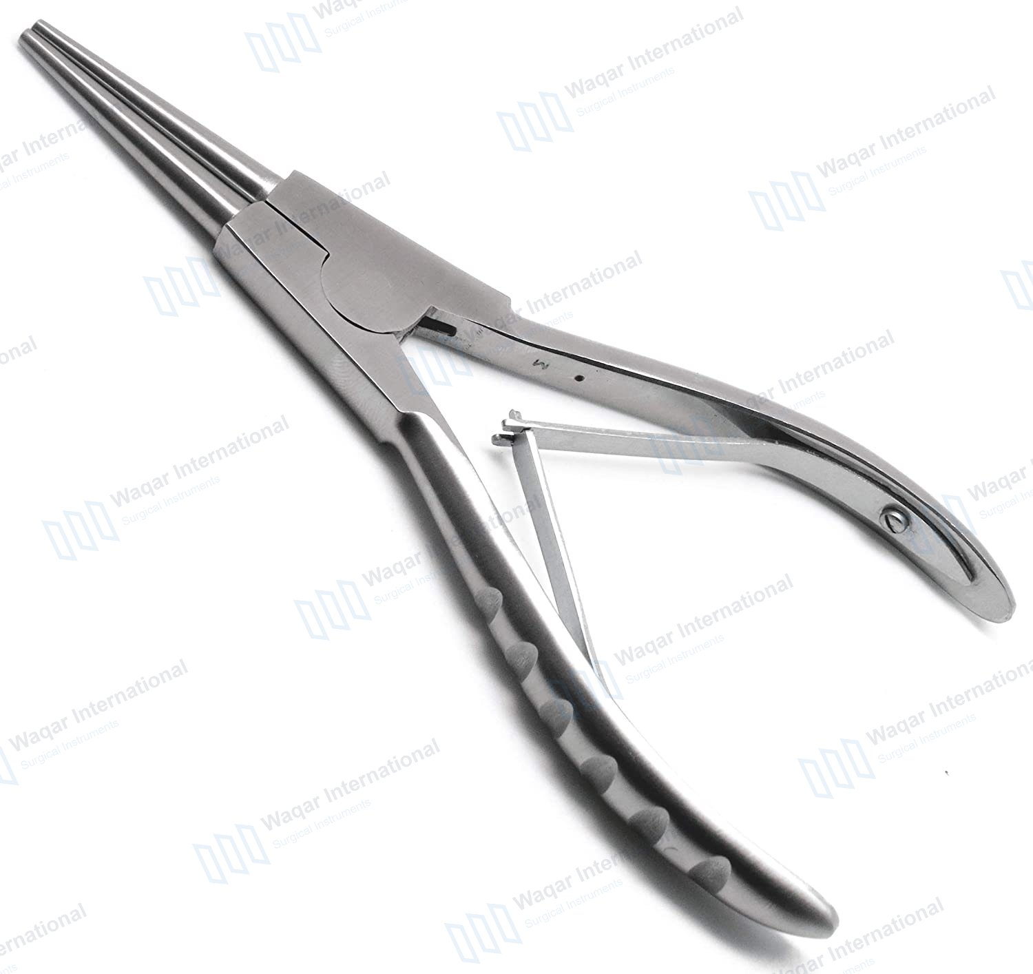 Curved Design Stainless Steel Long Nose Fishing Pliers — surgical instruments manufactured by Waqar International, Sialkot