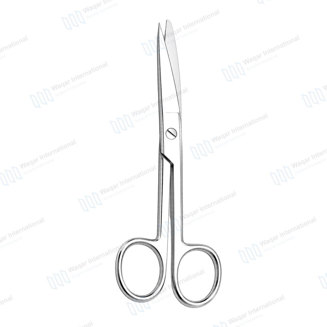 Curved Utility Scissors Surgical Instrument for ENT — surgical instruments manufactured by Waqar International, Sialkot