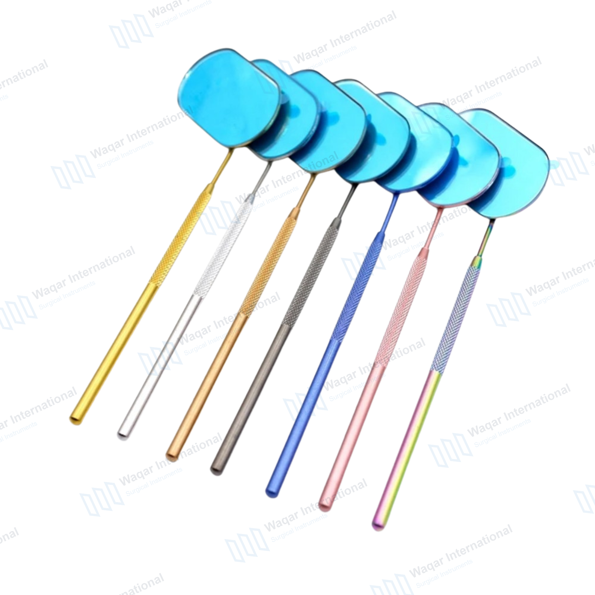 Design Eyelash Extension Mirror Mini Handheld Butterfly Shape — surgical instruments manufactured by Waqar International, Sialkot