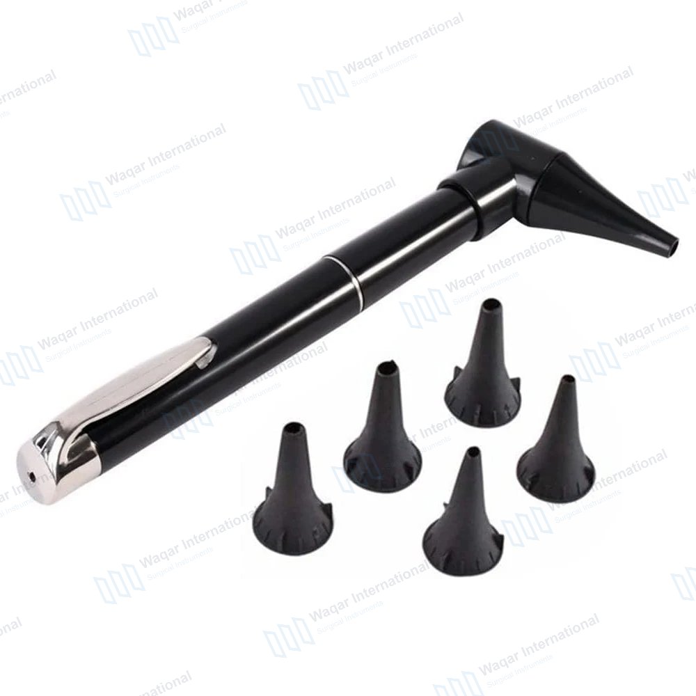 Portable Otoscope Illumination Fiber Optic Technology — surgical instruments manufactured by Waqar International, Sialkot