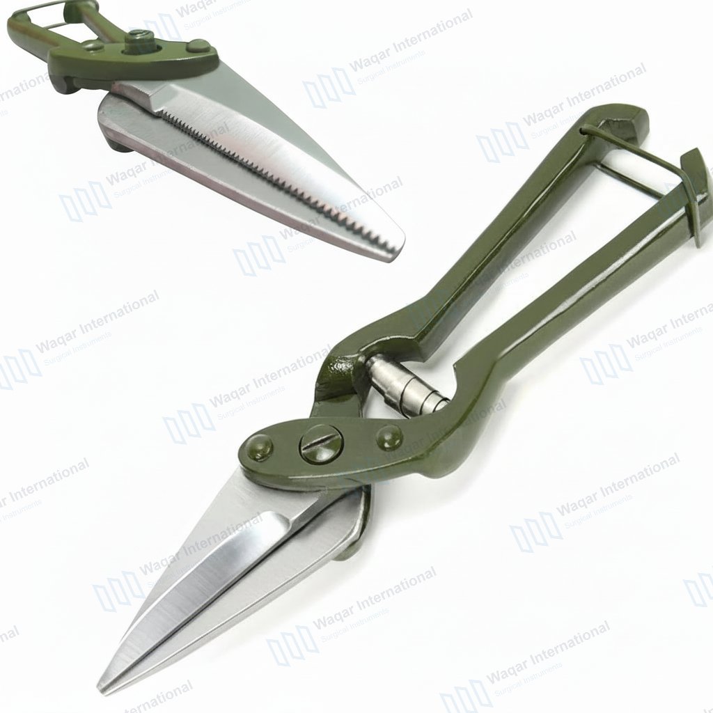 Color Stainless Steel Foot Rot Shear Goat Hoof — surgical instruments manufactured by Waqar International, Sialkot