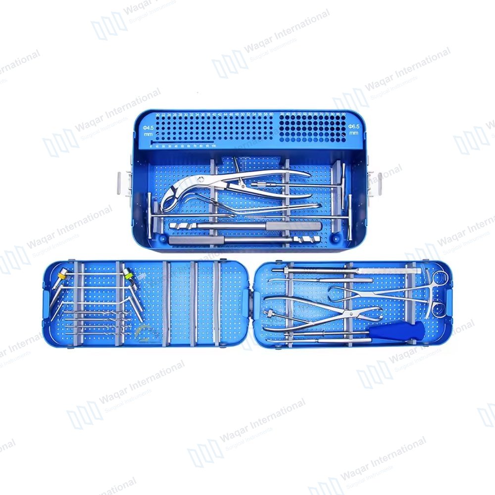 ENT Appendectomy Hernia Surgery Set General Surgical Medical — surgical instruments manufactured by Waqar International, Sialkot