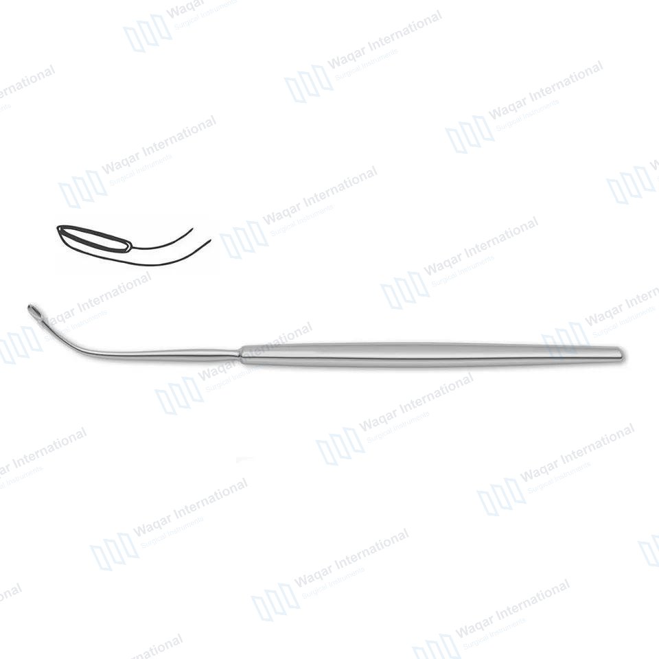 ENT Frontal Sinus Curette Instrument Set 7.5" Angled — surgical instruments manufactured by Waqar International, Sialkot