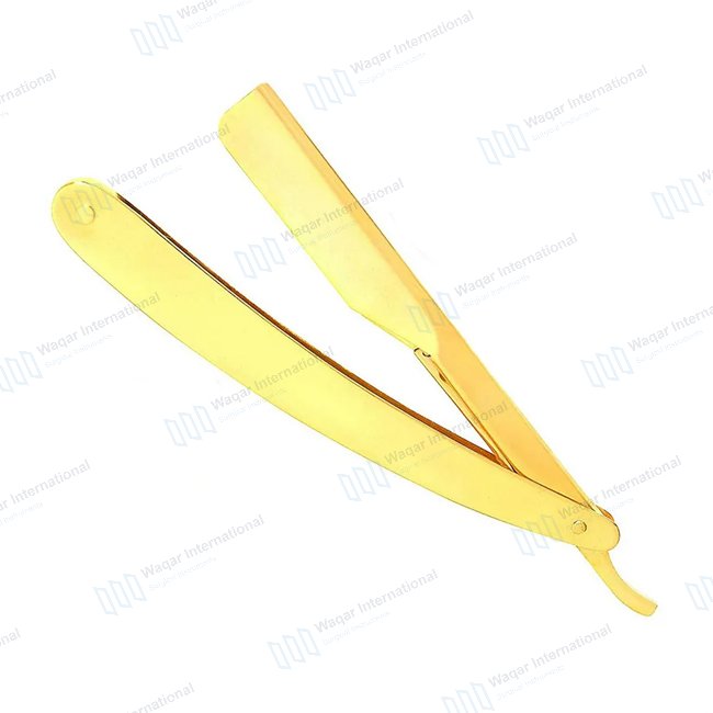 Female Plastic Handle Barber Salon Straight Cut Shaving — surgical instruments manufactured by Waqar International, Sialkot