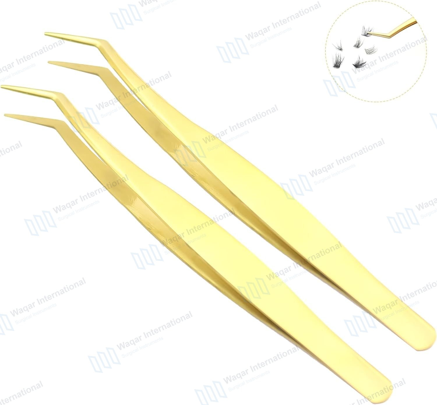 Free Tweezers Volume 90 Degree Private Label — surgical instruments manufactured by Waqar International, Sialkot