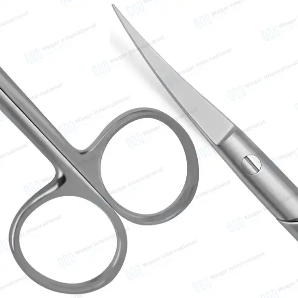 Kelly Scissors 7″ Curved Sharp Blades - surgical instruments manufactured by Waqar International, Sialkot - view 7