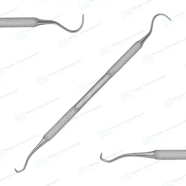 4 Pcs Dental Tartar Calculus Plaque Remover Set - surgical instruments manufactured by Waqar International, Sialkot - view 5