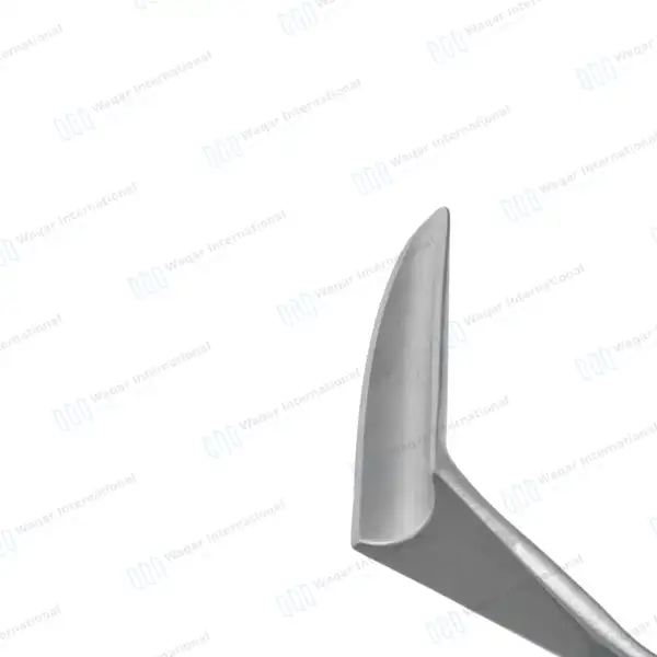 Aufricht Nasal Retractor Speculum 6 1/2″ Solid Blade 45mm Long - surgical instruments manufactured by Waqar International, Sialkot - view 4