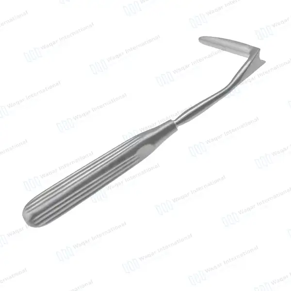 Aufricht Nasal Retractor Speculum 6 1/2″ Solid Blade 45mm Long - surgical instruments manufactured by Waqar International, Sialkot - view 5