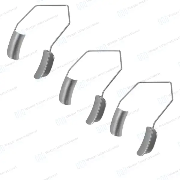 3 Barraquer Wire Speculum with Solid Blades 10mm, 12mm & 15mm - surgical instruments manufactured by Waqar International, Sialkot - view 7