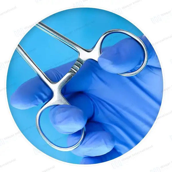 10 Pcs Mosquito Hemostat Forceps Set 5″ Straight - surgical instruments manufactured by Waqar International, Sialkot - view 3