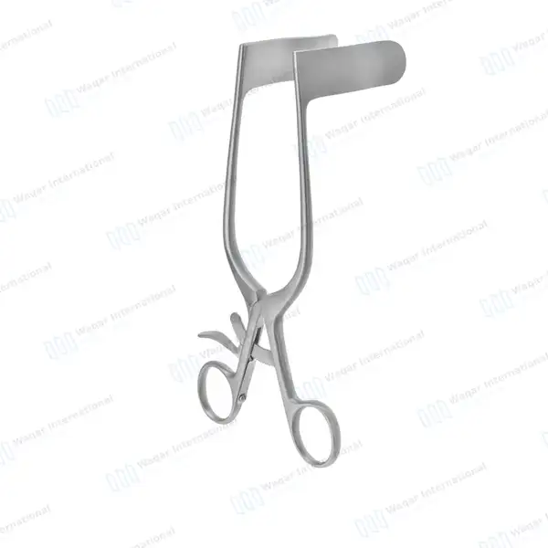 Rigby Vaginal Retractor 7″ with Grip-Lock Handle - surgical instruments manufactured by Waqar International, Sialkot - view 2