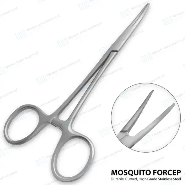 5 Pcs Scissors Forceps Suture Kit for Medical Training - surgical instruments manufactured by Waqar International, Sialkot - view 3