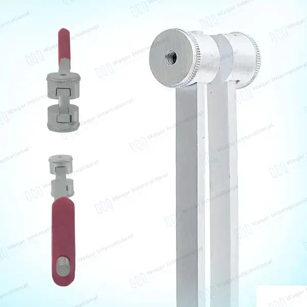 C128 Tuning Fork with Taylor Percussion Hammer 2 in 1 Combo - surgical instruments manufactured by Waqar International, Sialkot - view 4