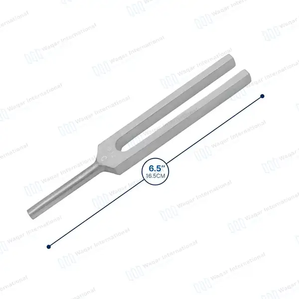 C512 Hz Tuning Fork – Unweighted - surgical instruments manufactured by Waqar International, Sialkot - view 3