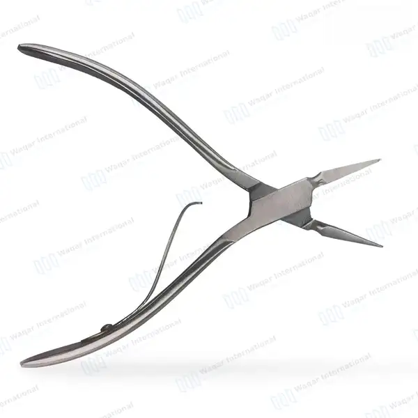 Virtus Splinter Forceps 6″ (15.2cm) Straight Serrated Tips - surgical instruments manufactured by Waqar International, Sialkot - view 3
