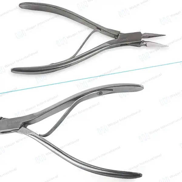 Virtus Splinter Forceps 6″ (15.2cm) Straight Serrated Tips - surgical instruments manufactured by Waqar International, Sialkot - view 5