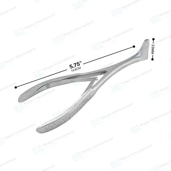 Small Vienna Nasal Speculum 23mm Blade ENT Instrument - surgical instruments manufactured by Waqar International, Sialkot - view 3