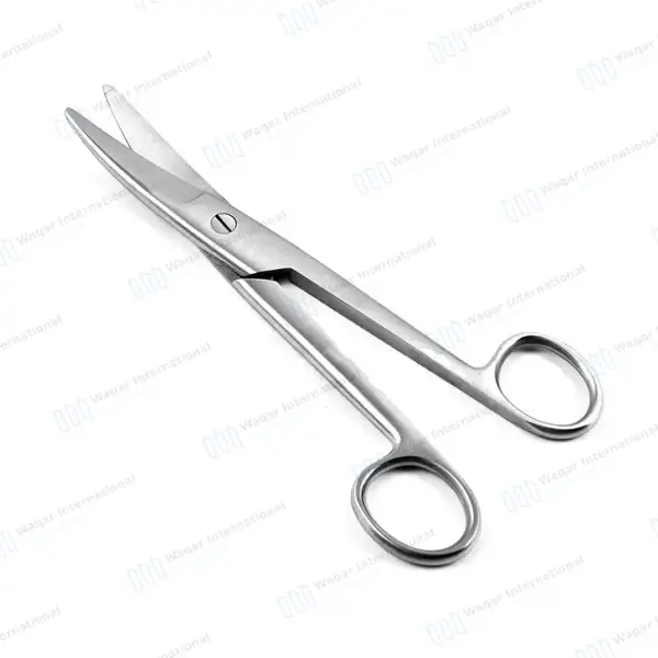 Mayo-Noble Dissecting Scissors 6.5″ Straight and Curved - surgical instruments manufactured by Waqar International, Sialkot - view 4