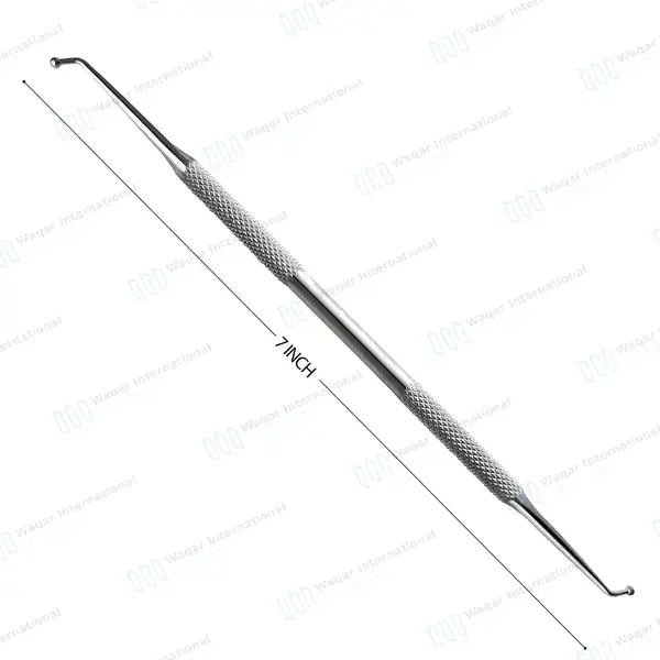 Ball Burnisher #1 Double Ended Dental Amalgam Instruments - dental instruments manufactured by Waqar International, Sialkot - view 3