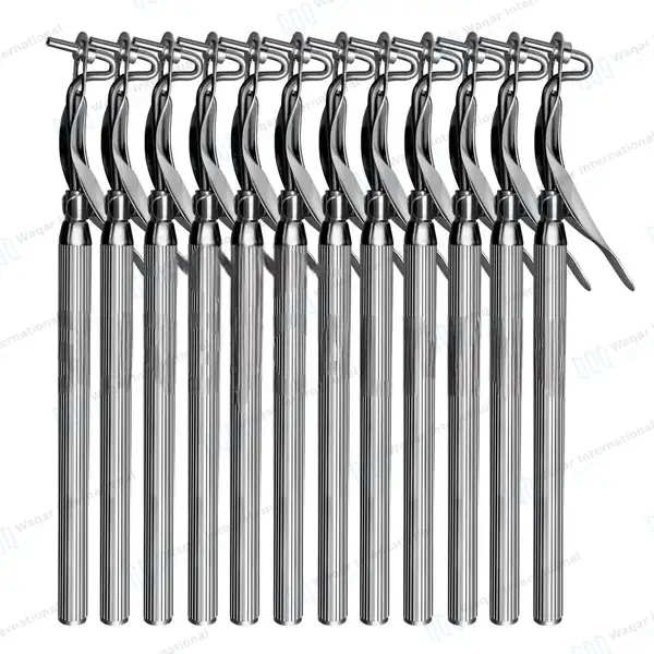 12 Amalgam Carrier Single Ended 1.5mm Mini Surgical Dental Instrument - dental instruments manufactured by Waqar International, Sialkot - view 2