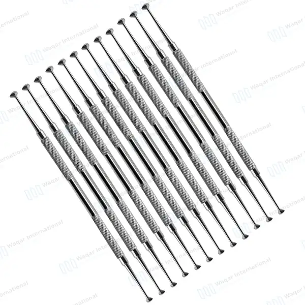 12 Pcs Ball Burnisher #28/29 Set Double Ended 2.3mm – 3.6mm Football Tips - dental instruments manufactured by Waqar International, Sialkot - view 2