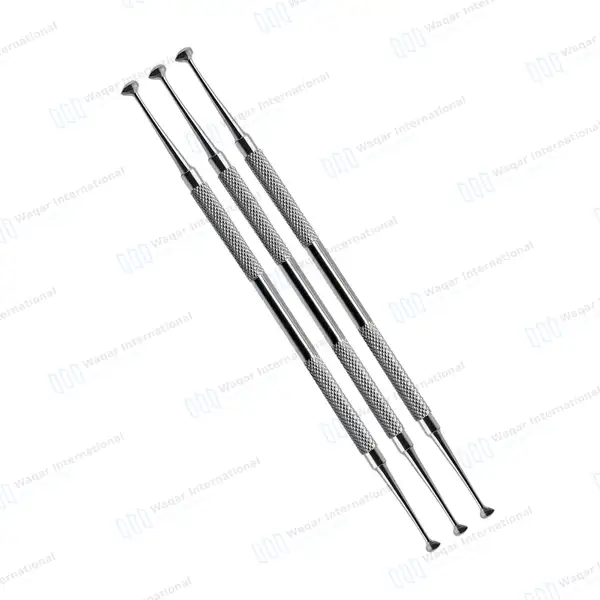 3 Pcs Ball Burnisher #28/29 Set Double Ended 2.3mm – 3.6mm Football Tips - dental instruments manufactured by Waqar International, Sialkot - view 2