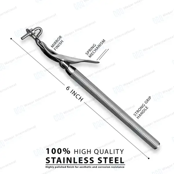 6 Pcs Amalgam Carrier Single Ended Set 1.5mm Mini Tip - dental instruments manufactured by Waqar International, Sialkot - view 3