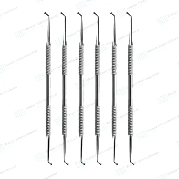 6 Ball Burnisher #1 Double Ended Dental Amalgam Instruments - dental instruments manufactured by Waqar International, Sialkot - view 2