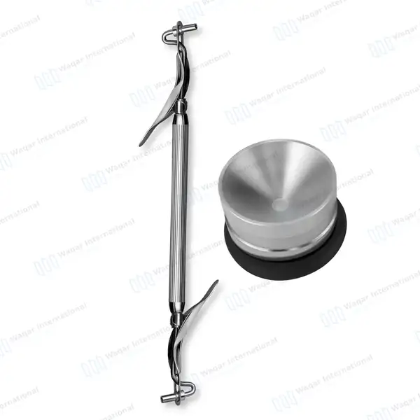 2 Pcs Amalgam Carriers Double Ended + Amalgam Well Set - dental instruments manufactured by Waqar International, Sialkot - view 2