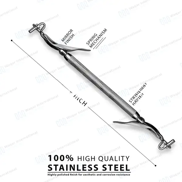 2 Pcs Amalgam Carriers Double Ended + Amalgam Well Set - dental instruments manufactured by Waqar International, Sialkot - view 3
