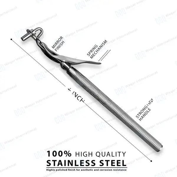 2 Pcs Amalgam Carriers Single Ended + Amalgam Well Set - dental instruments manufactured by Waqar International, Sialkot - view 3
