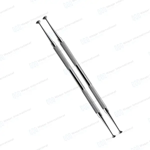 2 Pcs Ball Burnisher #28/29 Set Double Ended 2.3mm – 3.6mm Football Tips - dental instruments manufactured by Waqar International, Sialkot - view 2