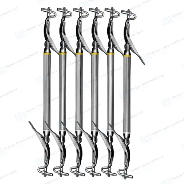 6 Pcs Amalgam Carrier Double Ended Set Large/Medium 2.5mm/2mm - dental instruments manufactured by Waqar International, Sialkot - view 2