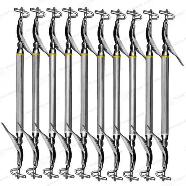 10 Pcs Amalgam Carrier Double Ended Set Large/Medium 2.5mm/2mm - dental instruments manufactured by Waqar International, Sialkot - view 2