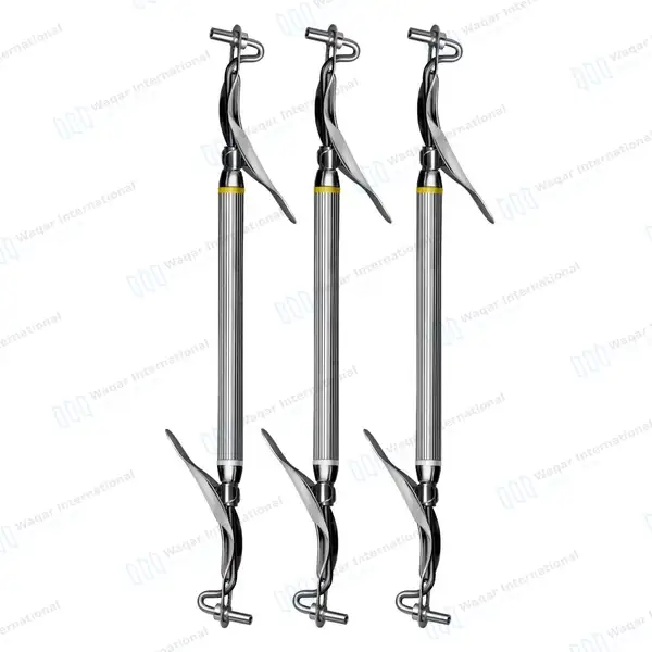 3 Pcs Amalgam Carrier Double Ended Set Large/Medium 2.5mm/2mm - dental instruments manufactured by Waqar International, Sialkot - view 2