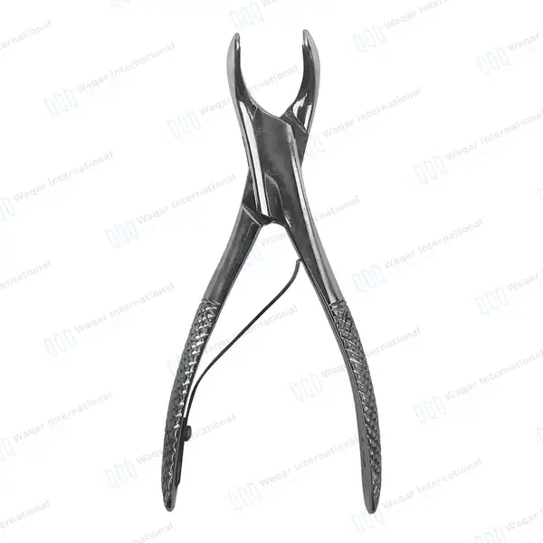 3 Universal Pedo Extracting Forceps #17S for Lower Molars - dental instruments manufactured by Waqar International, Sialkot - view 7