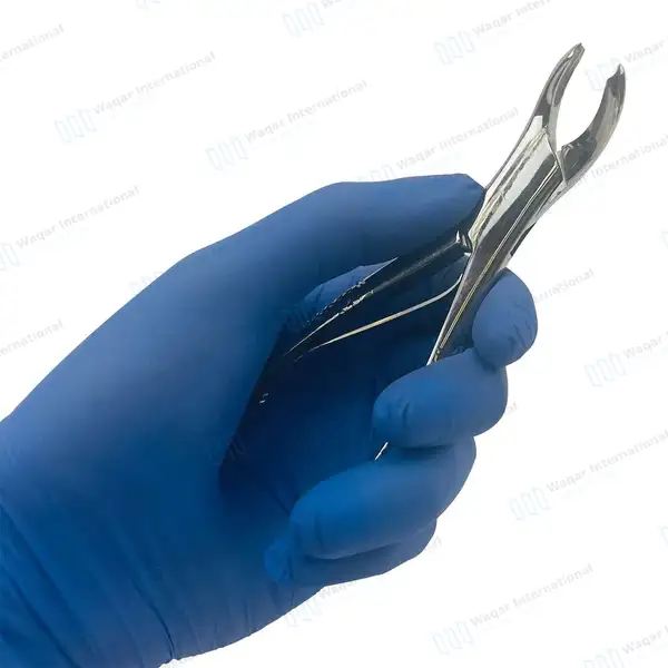 3 Universal Pedo Extracting Forceps #17S for Lower Molars - dental instruments manufactured by Waqar International, Sialkot - view 8