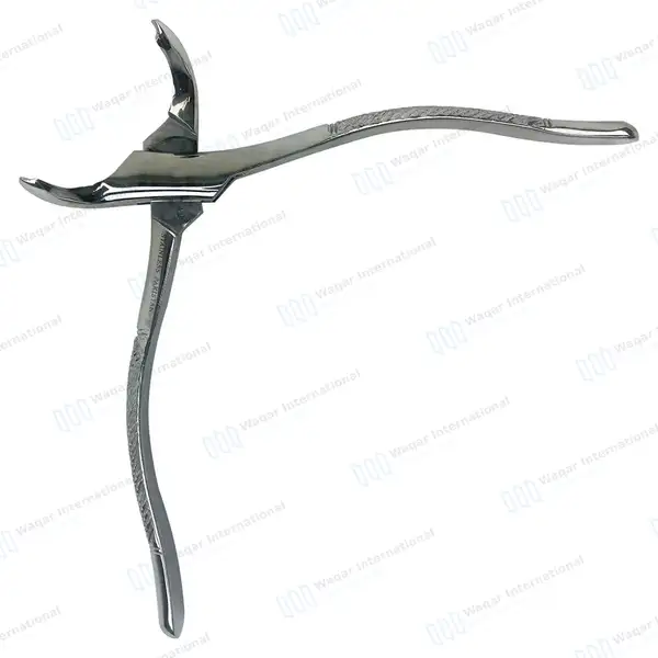 3 Dental Extracting Forceps #17 Lower Molars - dental instruments manufactured by Waqar International, Sialkot - view 4