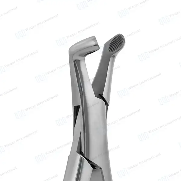 3 Dental Extracting Forceps #222 Lower 3rd Molars - dental instruments manufactured by Waqar International, Sialkot - view 3