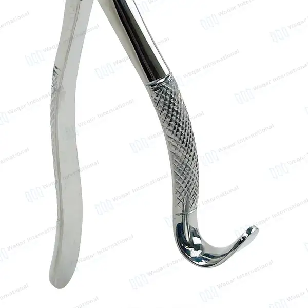 3 Universal Dental Extracting Forceps No. 24 for Upper Molars - dental instruments manufactured by Waqar International, Sialkot - view 3