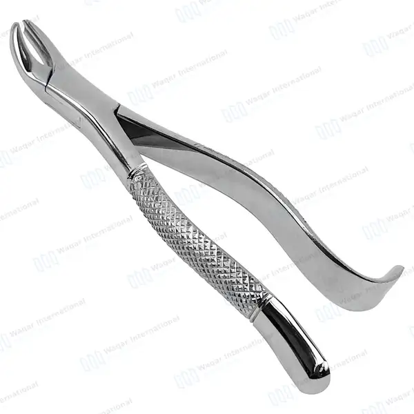 3 Dental Extracting Forceps #18R for Upper 1st & 2nd Molars - dental instruments manufactured by Waqar International, Sialkot - view 2